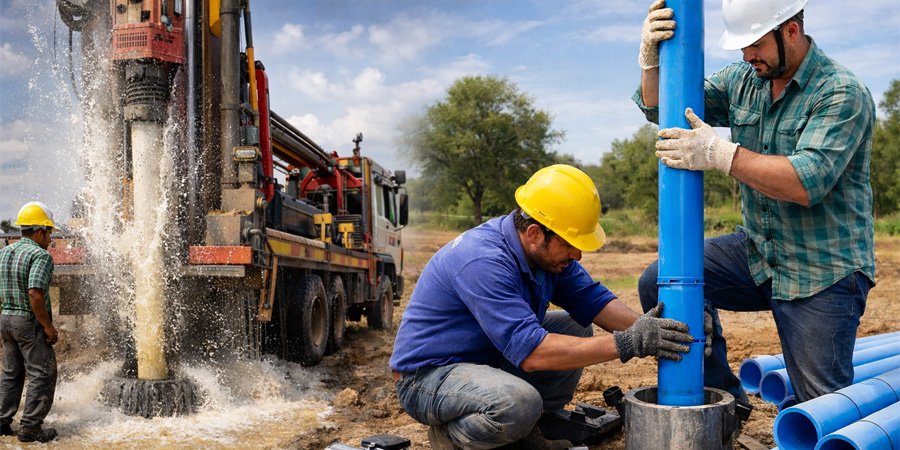 Borewell Drilling & Installation Services in Ahmedabad