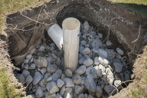 soak-pit Percolation Well